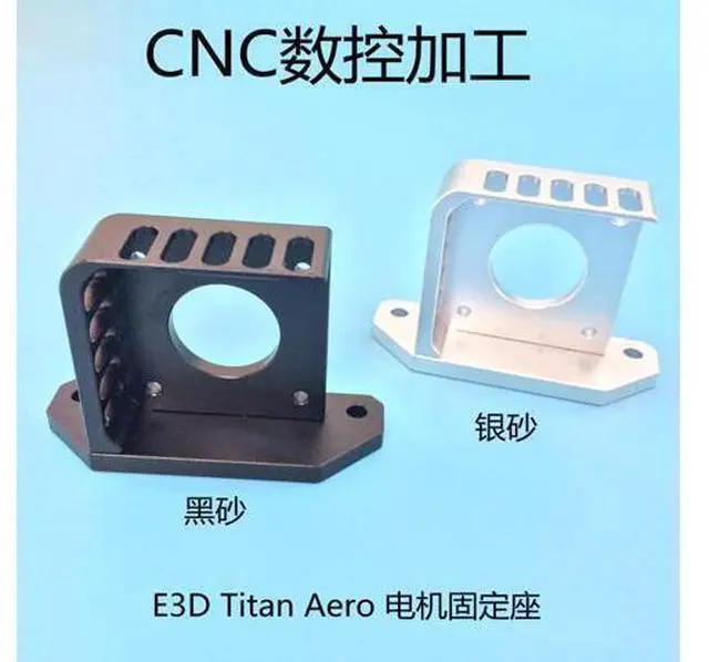 Main image of Funssor aluminum alloy Nema17 Stepper motor bracket For DIY Prusa I3 MK2 Titan Aero extruder