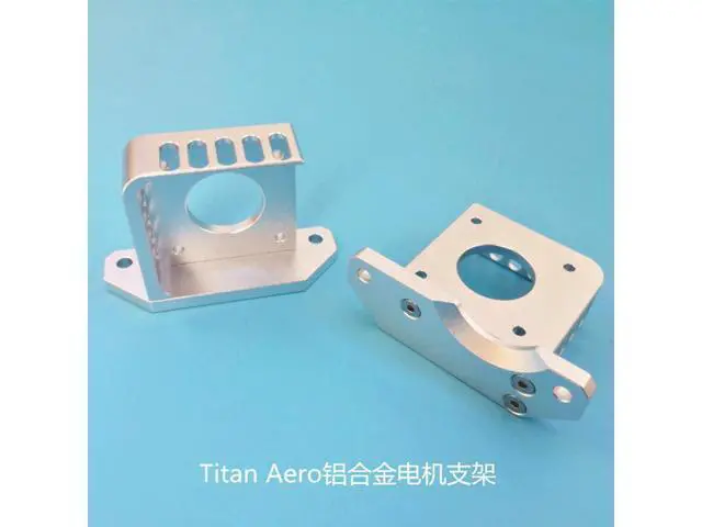 Alt view image 3 of 3 - Funssor aluminum alloy Nema17 Stepper motor bracket For DIY Prusa I3 MK2 Titan Aero extruder