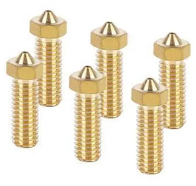 Main image of CREALITY 3D Printer Parts K8 Brass Volcano Extruder Nozzle Mix Size 0.6mm/0.8mm/1.0mm/1.2mmOringinal