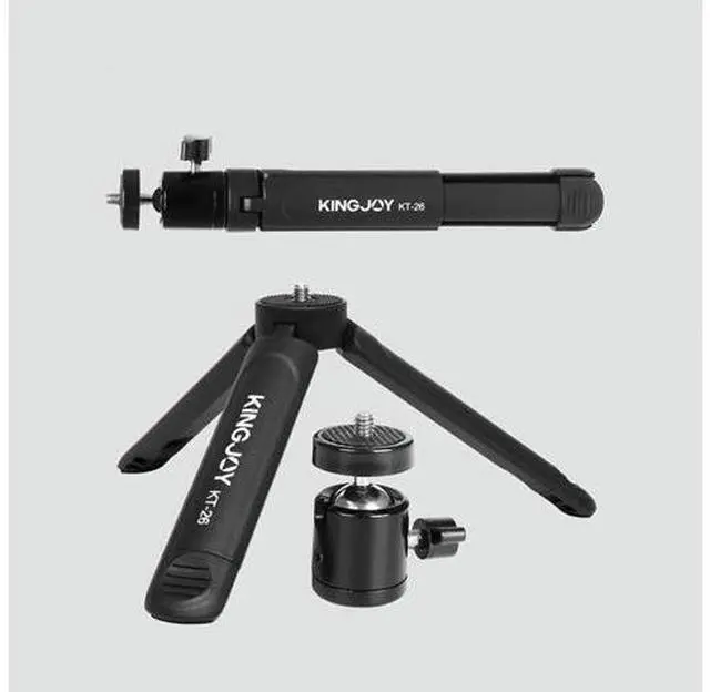 Main image of Mini Desktop Retractable Tripod Stand with 360 Rotation Ballhead for Live Broadcast