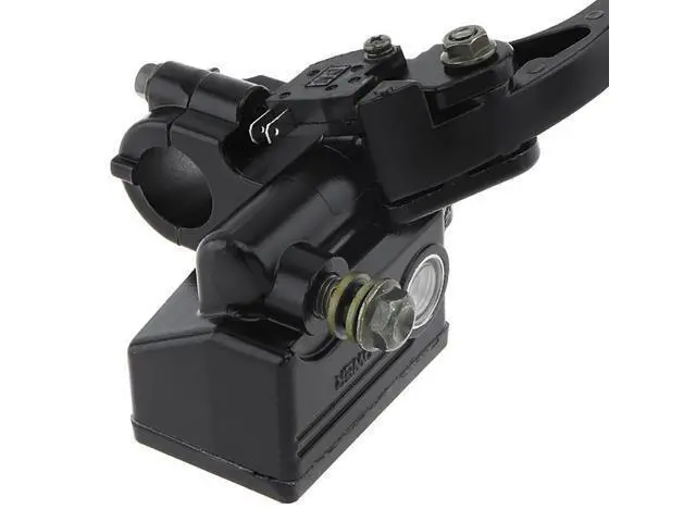 Alt view image 2 of 6 - Motorcycle Front Brake Clutch Master Cylinder CNC Clutch Brake Pump Reservoir Hydraulic Pump Lever for Harley Honda Yamaha