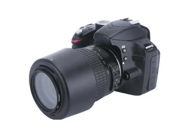 Alt view image 3 of 4 - HB-37 Round Lens Hood Sun Visor for Nikon Nikkor AF-S DX VR 55-200mm Lens