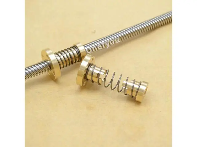 Alt view image 2 of 3 - Fussor 1 PCS TR8x8 Anti-backlash Spring loaded Nut For 8mm Acme threaded Rod Lead screws