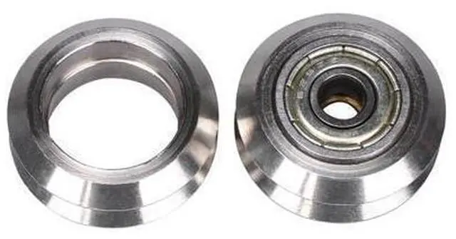 Main image of 3D Printer penbuilds V-type wheel with or without 625ZZ Bearings Stainless steel Metal Double V Pulley Gear Aluminum extrusion