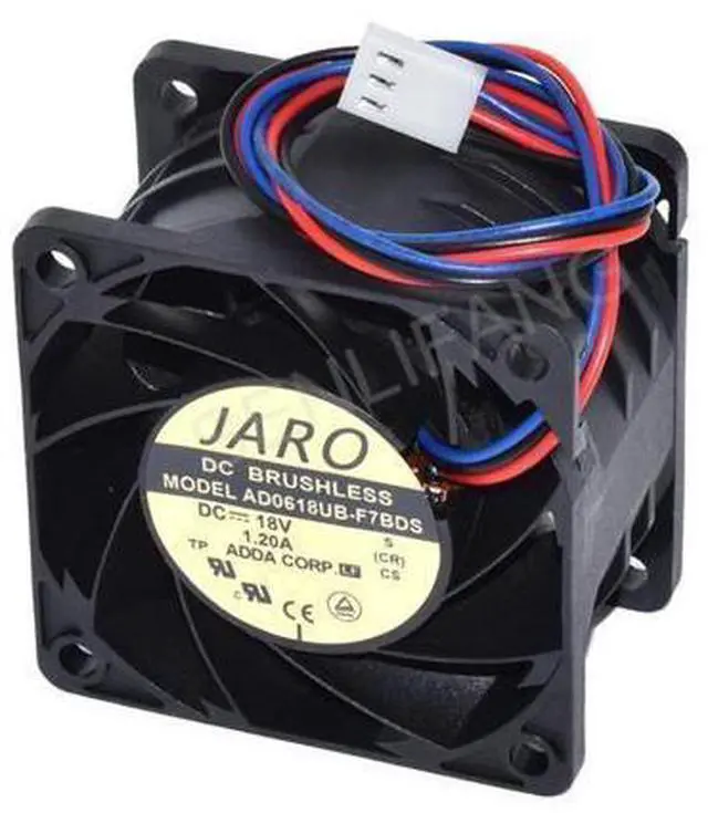 Main image of Ventilador de refrigeración sin escobillas para ADDA AD0618UB-F7BDS, 18V, 1,20a, CC