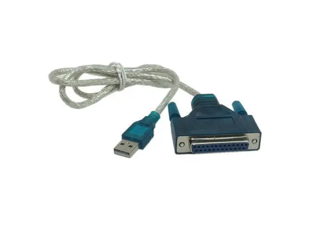 Alt view image 3 of 3 - Câble USB 2.0 à 25 broches DB25 femelle pour imprimante parallèle, câble adaptateur IEEE 1284 12Mbps pour ordinateur portable