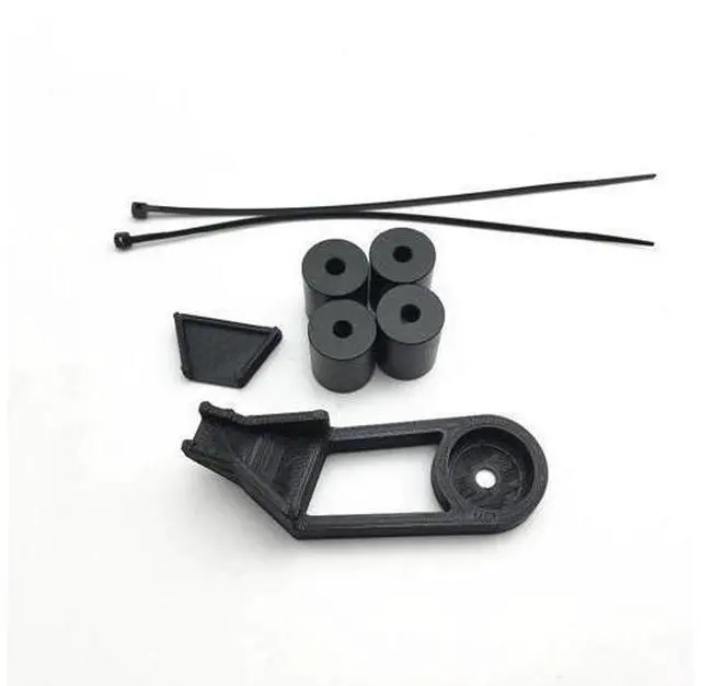 Alt view image 5 of 6 - 1Set CR-10/ CR10S Aluminum Solid Spacer/Bed Mount with Strain Relief Bracket 4pcs Hot Bed Big Hand Twist Leveling Nut Fast Ship