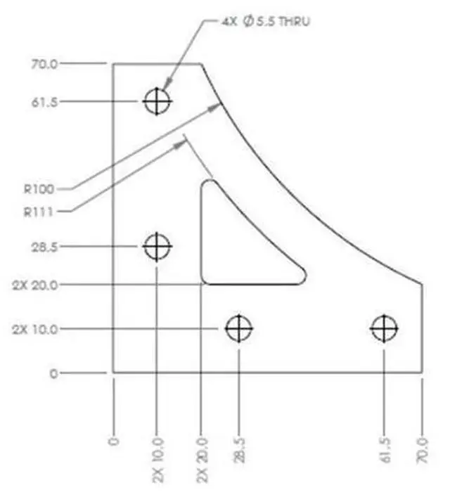 Alt view image 2 of 2 - Funssor 2pc aluminum frame corner plate for Reprap Prusa i3/Lulzbot frame