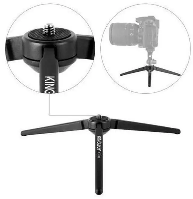 Main image of Aluminum Alloy Desktop Mini Tripod Portable Tripod for Live Broadcast