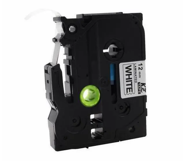 Main image of Negro sobre blanco etiqueta cinta para Hermano P-Touch 900, 1000, 1010, 1080, 1090