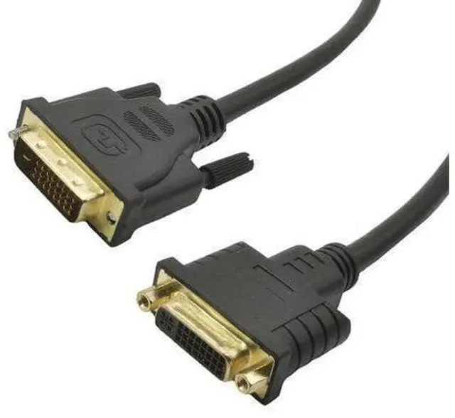 Main image of Câble d'extension DVI mâle vers femelle, 25 broches DVI-D 24 + 1 pour moniteur 0.5M