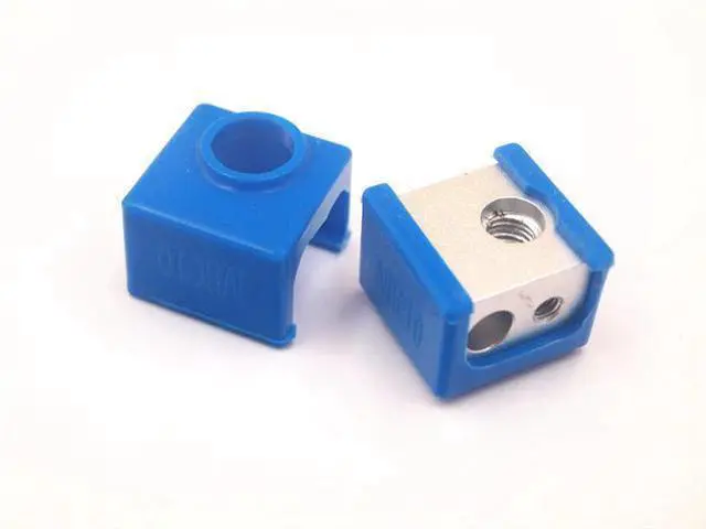 Alt view image 2 of 3 - Funssor Flashforge HEATER BLOCK SILICONECOVER MK10 Silicone Socks instead ceramic insulation