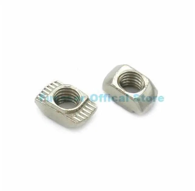 Alt view image 4 of 6 - Funssor 20x20 European Aluminum Extrusions Slim T-Nut M3/M4/M5 Thread Pack of 100
