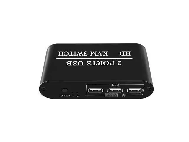 Alt view image 2 of 7 - KH21 4K30Hz Switcher HD USB KVM 2 Port Splitter for Sharing Monitor Keyboard Mouse Printer Plug And Play HD Audio Extractor Spdif Video Converter Video Adapter