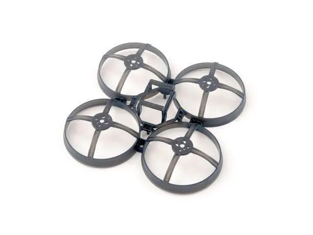 Alt view image 2 of 6 - 85mm Whoop Frame for Tiny Whoop Mobula8 Durable Brushless Micro Frame with Low-Mount FC Design Supports 3-Hole & 4-Hole Motors, Fits Up to 51mm Props Transparent Black