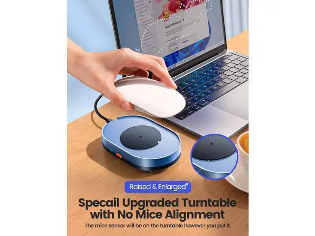 Alt view image 3 of 7 - Vaydeer Undetectable Mouse Mover, M4 Mouse Jiggler Device with ON/Off Switch, Driver-Free Shaker Wiggler Mouse Movement Simulation for Computer Awakening, Gift Ideal for Men/Women