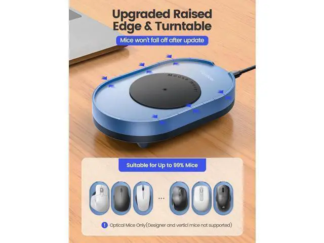 Alt view image 5 of 7 - Vaydeer Undetectable Mouse Mover, M4 Mouse Jiggler Device with ON/Off Switch, Driver-Free Shaker Wiggler Mouse Movement Simulation for Computer Awakening, Gift Ideal for Men/Women
