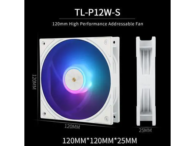 Alt view image 6 of 6 - Assassin X 120R Digital ARGB White CPU Air Cooler, 2000RPM Speed,4 Heatpipes, 12cm Quiet PWM Fan CPU Cooler, Digital Screen Top Cover,for AM4/AM5,Intel LGA1700/1851/1150/1151/1200