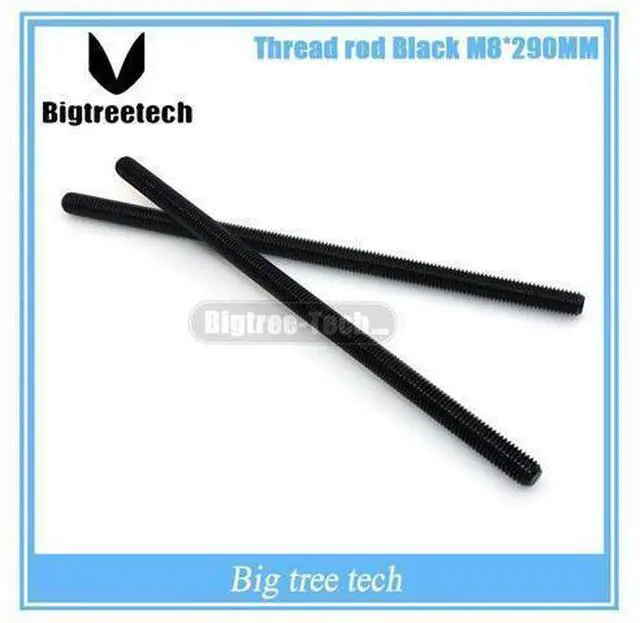 Main image of 1PCS Black threaded rod M8 * 290MM for 3d printer parts