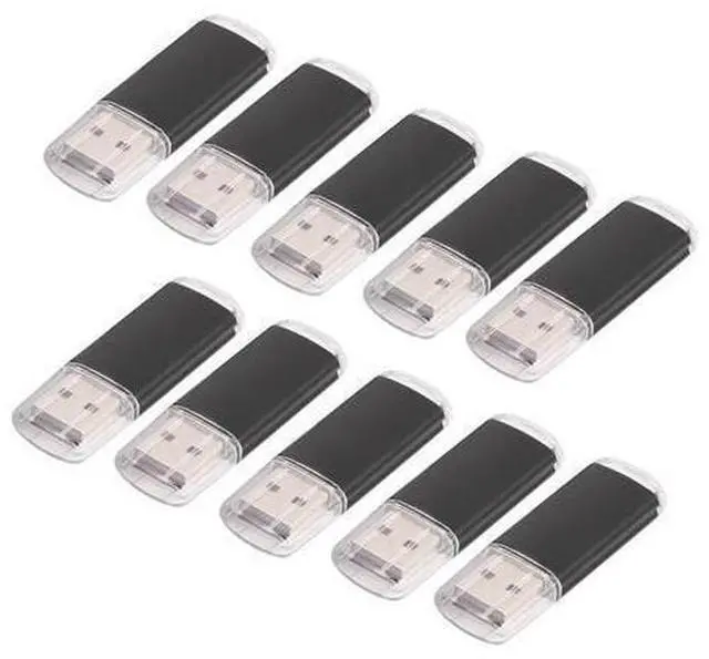 Main image of 10pcs 64MB USB 2.0 Flash Memory Stick Drive Thumb Black