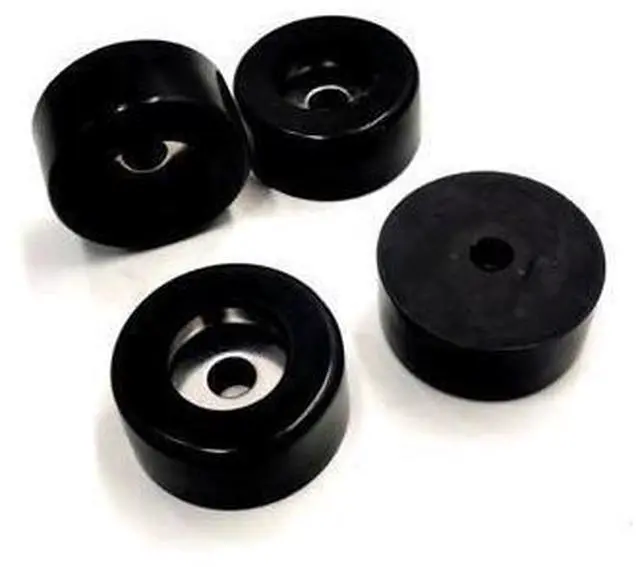 Main image of Funssor 4pcs Trident 3D printer rubber foot black color
