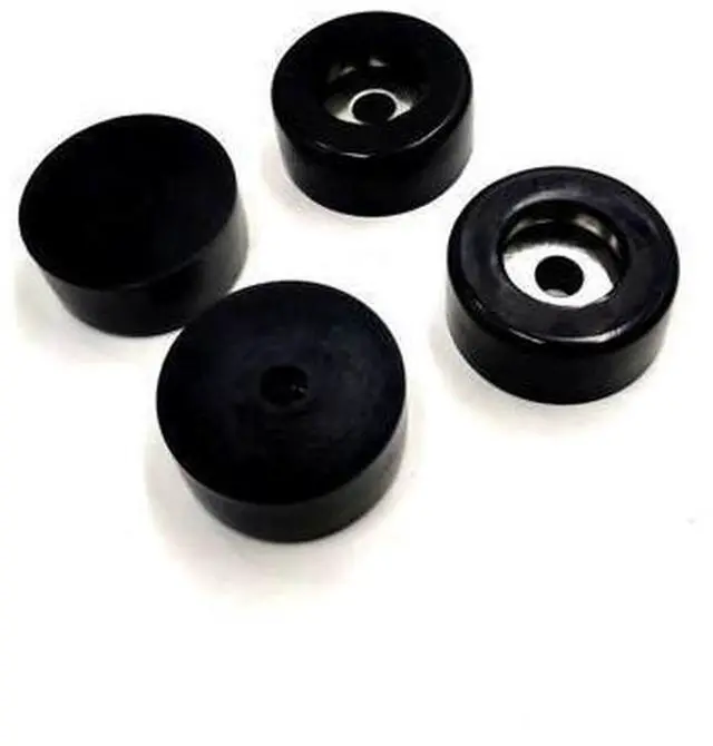 Alt view image 3 of 3 - Funssor 4pcs Trident 3D printer rubber foot black color