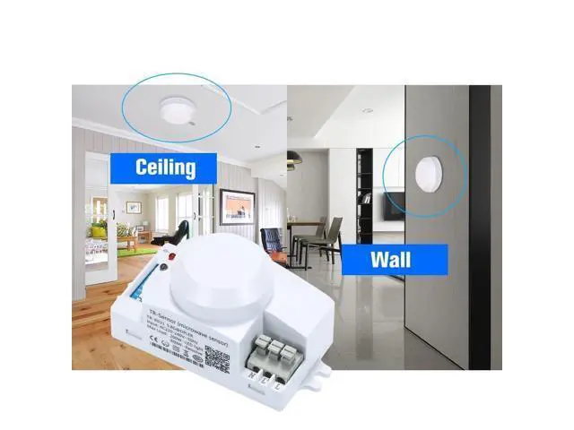 Alt view image 4 of 4 - AC220-240V Microwave Radar Sensor Light Switch