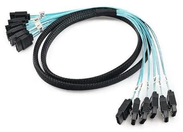 Main image of High Speed 6Gbps 6pcs/Set Sata Cable SAS Cable for Server 1m