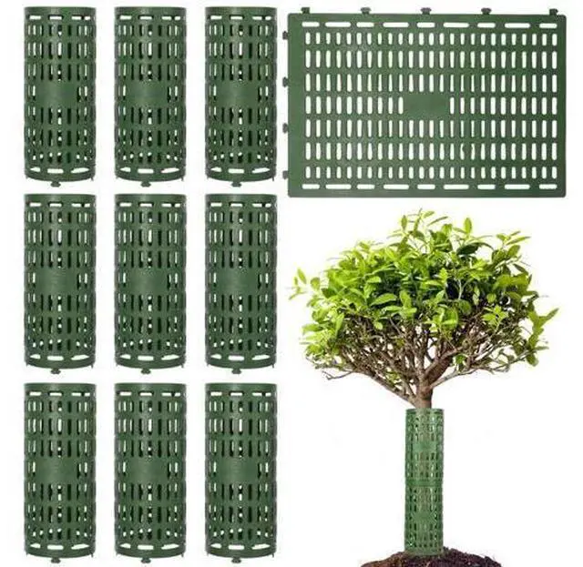 Main image of Weatherproof Mesh Plastic Tree Protectors, Tubes for Seedlings Covers Protective Pcs, Tree Trunk Mowers to Garden Protect and Animal from Tree Expandable Barriers