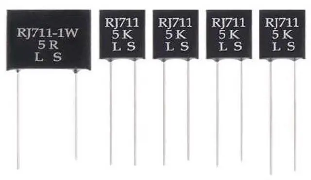 Main image of 1Pcs High-Precision Low-Temperature Coefficient Resistor Rj711 0.25W0.5W1W Metal Foil Standard Sampling Power Resistor 1 Ohm to 500K Ohm 0.01% 5Ppm(0.25 Watts,120 Ohm)