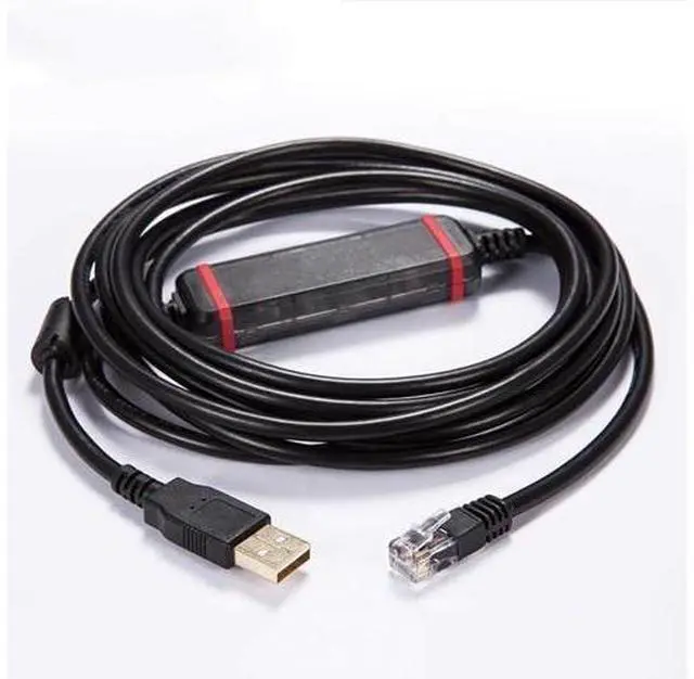 Main image of Applicable USB-KOYO PLC Programming Cable SN SM SH SR DL NK Series Data Upload/Download Cable Black FTDI Chip