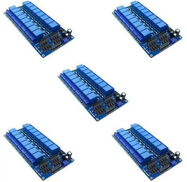 Main image of 5pcs 24V 16 Channel Relay with optocoupler