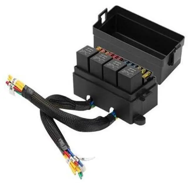 Main image of 5P 12V 24V 40A Auto Electric Adjustable Ventilation Fuse Relay Box Holder 4P with Wire 12-Way for Car Truck Trailer Boat (Size : 12V 4P with Wire)