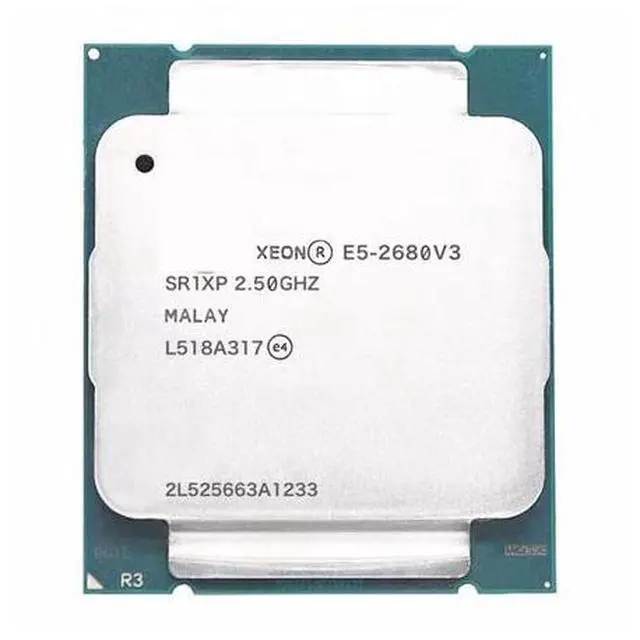 Main image of CPU forXeon E5 2680 V3 Processor SR1XP 2.5Ghz 12 c 30MB Socket forLGA 2011-3 CPU E5 2680V3 CPU E5-2680V3