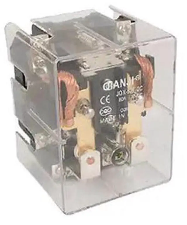 Main image of DC 12V Coil 80A 28VDC 250V AC High Power Relay DPDT JQX-62F 2C