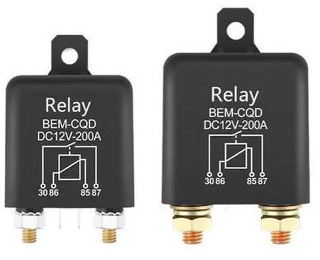 Main image of Automotive Relay 120A High Current, 200A DC 12V Main Power Supply for Startup, Long-Term 24V High Power, 4 Pins 1PCS (Color : 120A, Size : 12V Non-Stop type-01)
