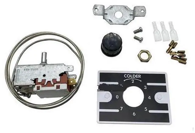 Main image of Freezer Temperature Control Switch K59 K50 K54 K56 K60 K57 2 Pin K50-P1126 Thermostat For A10-1053 A10-2502 Replacement