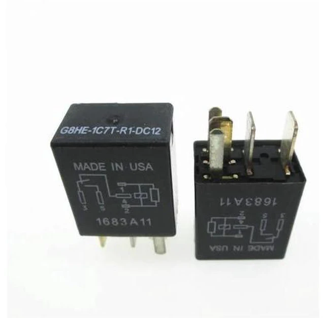 Main image of Auto Car 12V Relay G8HE-1C7T-R1-DC12 G8HE-1C7T-R1-DC12V G8HE-1C7T-R1-12VDC G8HE1C7TR1DC12 12V DC12V 12VDC 5PIN 10PCS/LOT