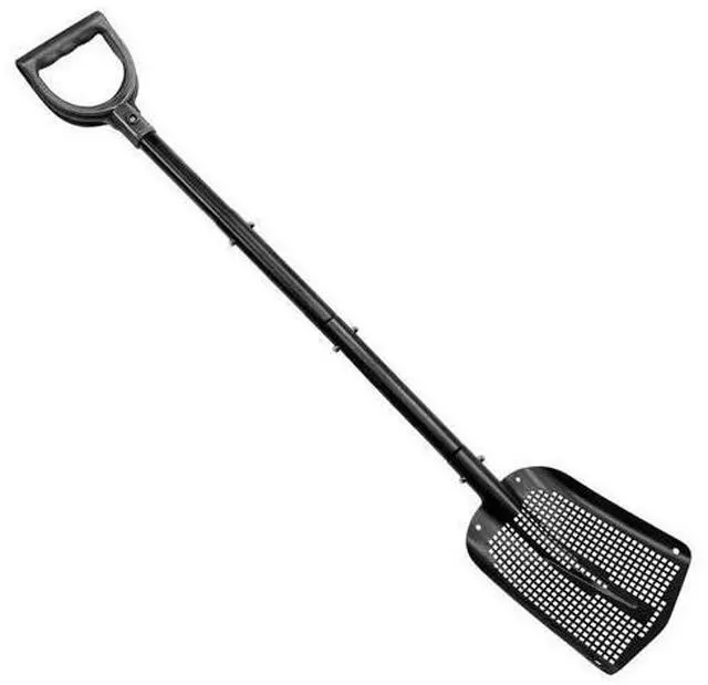 Main image of Aluminum Alloy Scoop, Perforated, for Beach, Farm, Garden, with Handle, Extension Rods, Sifts, Corn