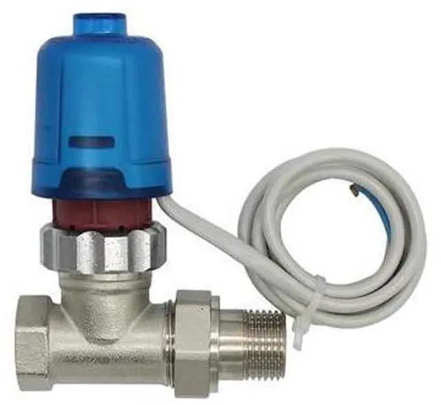 Main image of 230V 24V Normally Close Electric Thermal Actuator For Room Temperature Control Radiator Brass Valve DN15-DN32(Color:24V NC DN25)