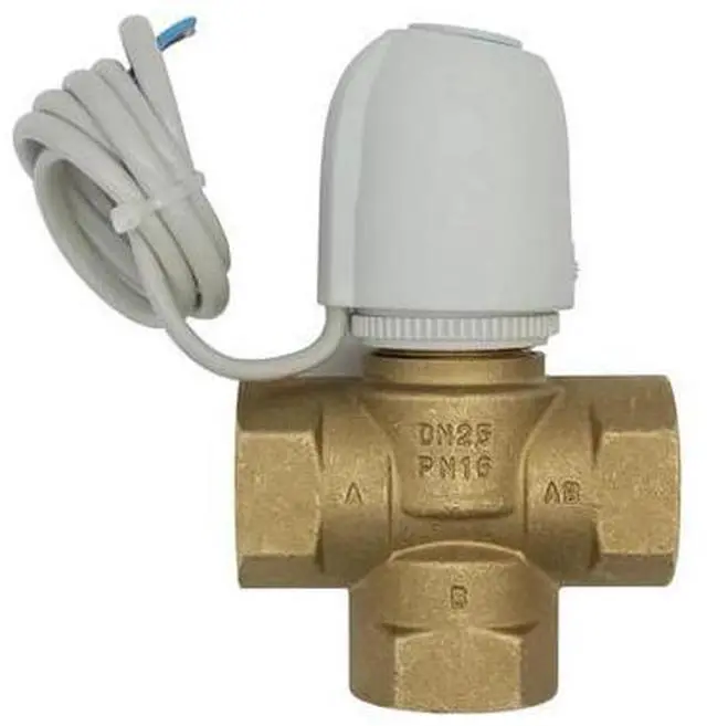 Main image of 230V 24V Normally Open Normally Close Electric Thermal Actuator For Room Temperature Control Three Way Valve DN25(Color:24V NC)