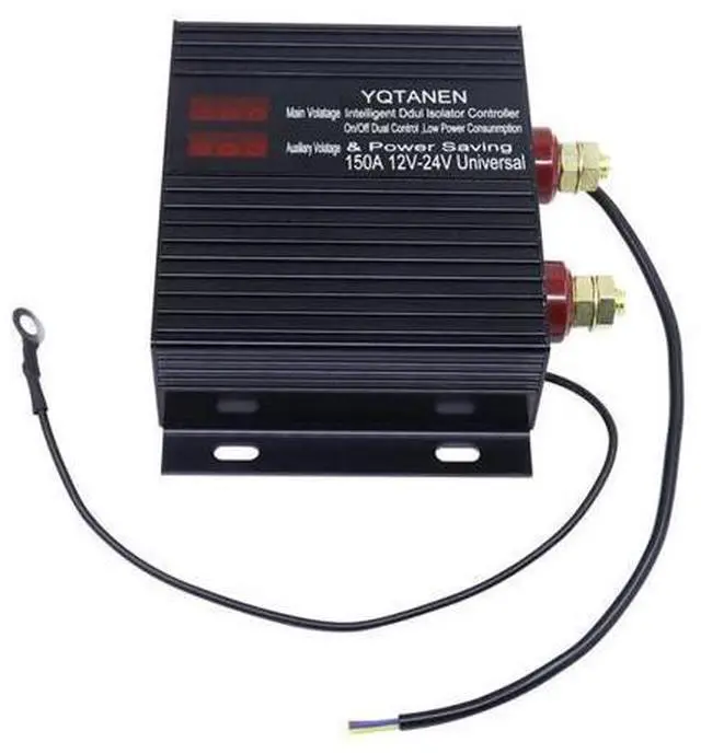 Main image of 150A 200A Dual Battery Isolator Switch Universal Car Smart Dual Control 12V/24V Voltage Sensitive Relay for ATV, UTV, RV, Truck (Size : 200A)