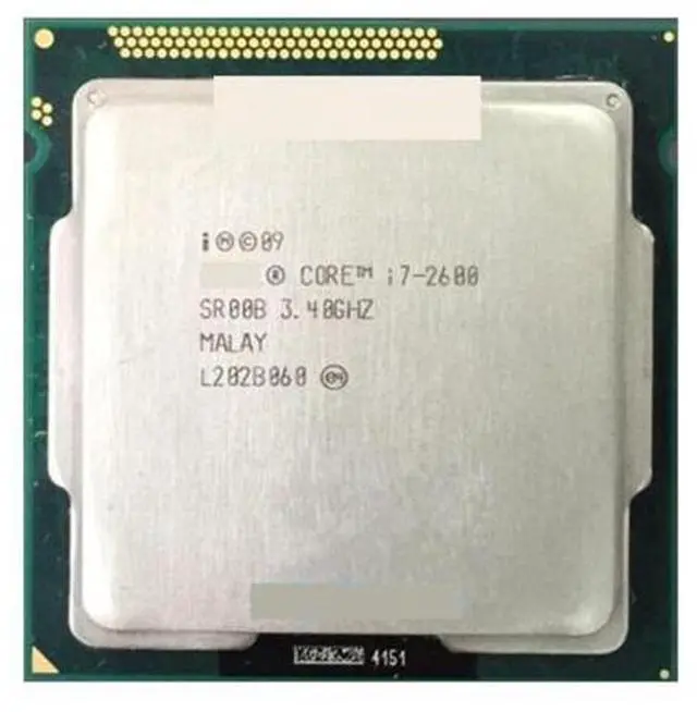 Main image of CPU Original I7 2600 CPU Processor Quad-Core 3.4Ghz L3=8M 95W Socket forLGA 1155 Desktop CPU I7-2600 (Working 2)