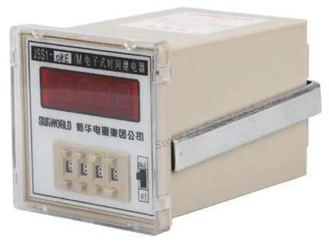 Main image of Electronic Digital time Relay 0.1S-9999S AC 110V 220V 380V DC 24V JSS1-08E-M (Size : AC 220V)