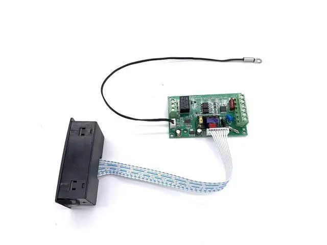 Alt view image 3 of 6 - AC 220V 110V Motor Fan speed regulator temperature Control voltage regulator speed switch + LED Digital display TEMP control