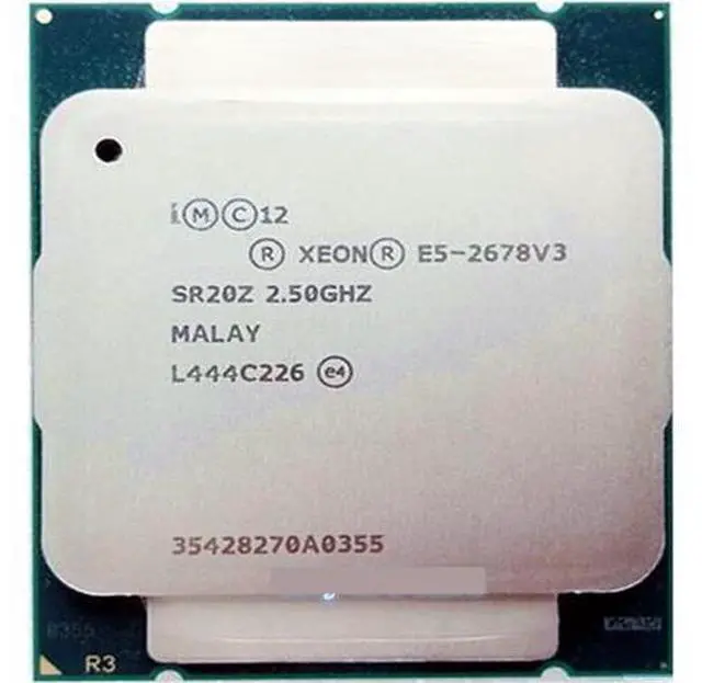 Main image of CPU Original XEON E5-2678V3 OEM Version CPU Processor 2.50GHz 12-Core 30MB E5-2678 V3 FCLGA2011-3 E5 2678V3