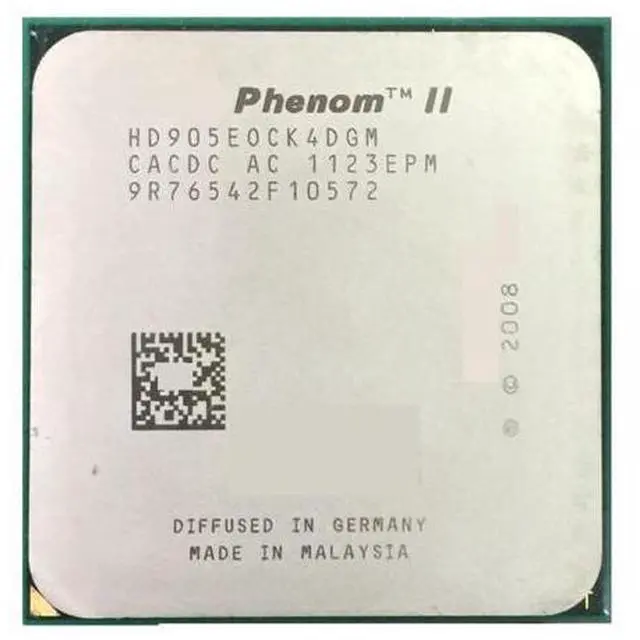 Main image of CPU ph II X4 905E X905E 65W Quad-Core AM3 938 CPU 2 Working Properly Desktop Processor