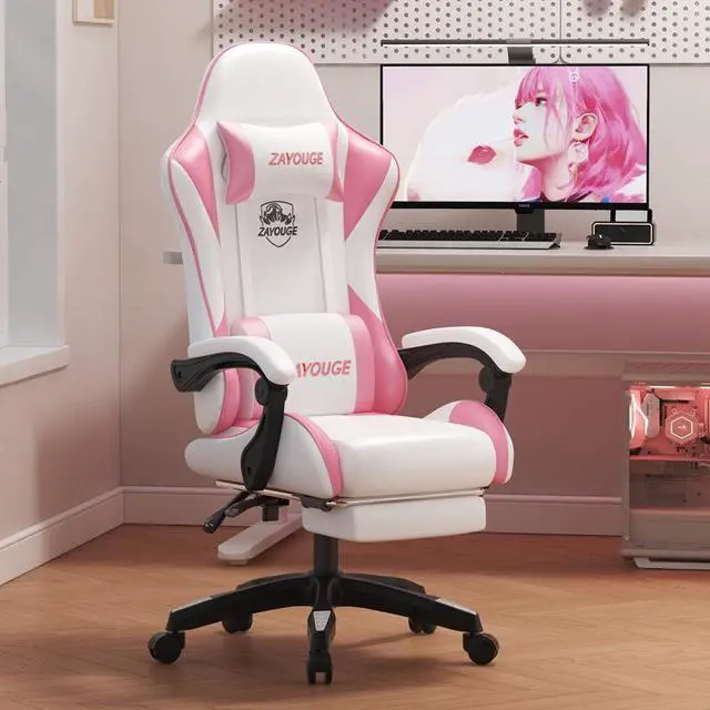 Main image of E-sports chair ergonomist designed a comfortable chair suitable for long sitting in dormitories, for college students who are internet celebrities and do live streaming. It is a reclining chair.