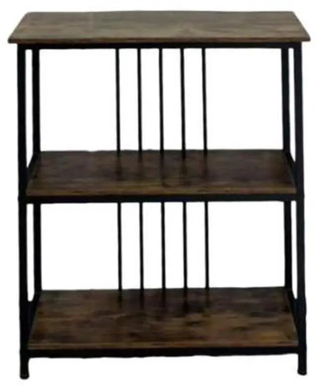 Main image of Retro color multi-layer storage rack - suitable for living room, bedroom and study - universal home storage solution
