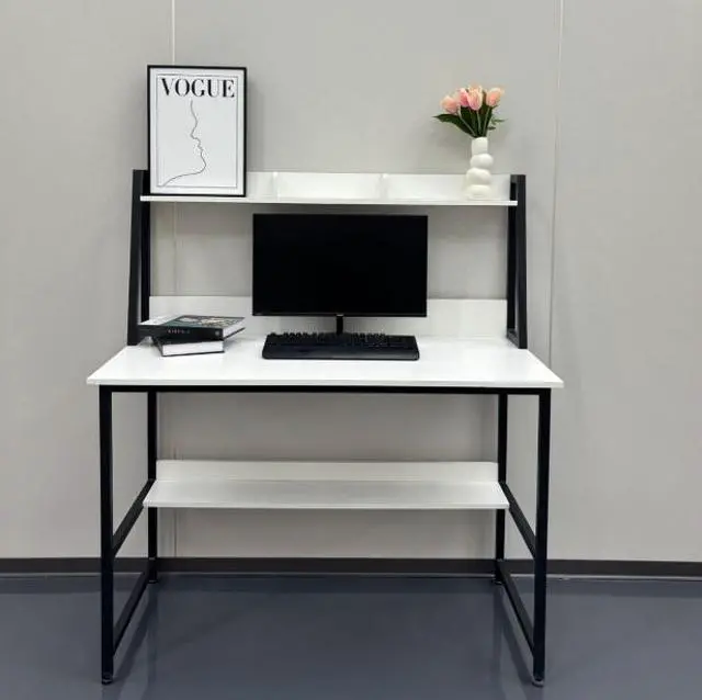 Alt view image 5 of 5 - Simple and modern computer desk, student study table, household bedroom desk